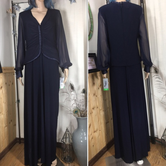 NWT Blue Formal Patra Dress size 10 - Picture 1 of 4